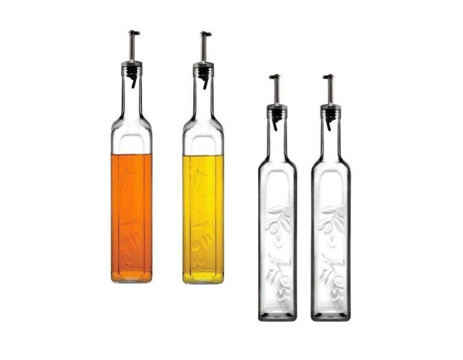 Pasabahce HOMEMADE 80229 Essig u. Ölflasche 500ml 2er Set