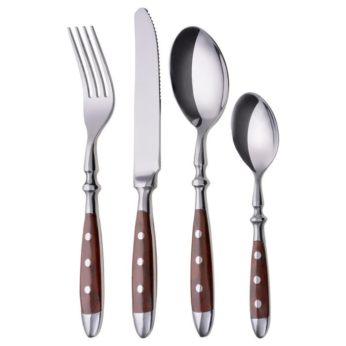 20151_Product_x700 Tafelbesteck Set 24-tlg., für 6 Personen, Serie Nürnberg, BRAUN